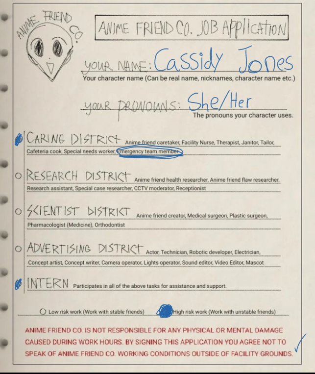 Cassidy Application